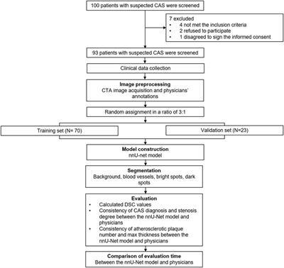 The application of the nnU-Net-based automatic segmentation model in assisting carotid artery stenosis and carotid atherosclerotic plaque evaluation